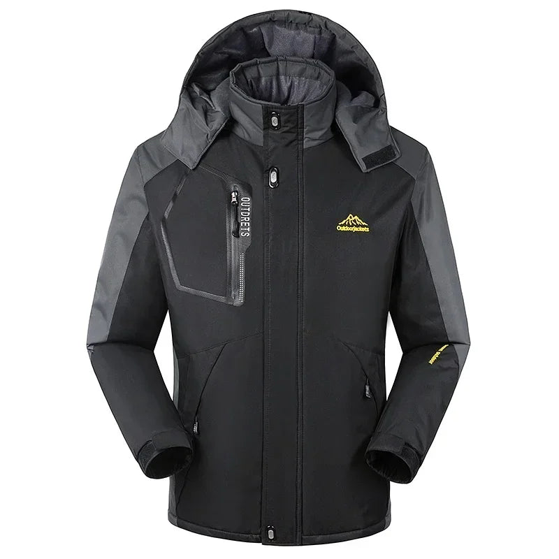 Heren Waterdichte Winter Ski-jas met Capuchon | Winddicht & Lichtgewicht