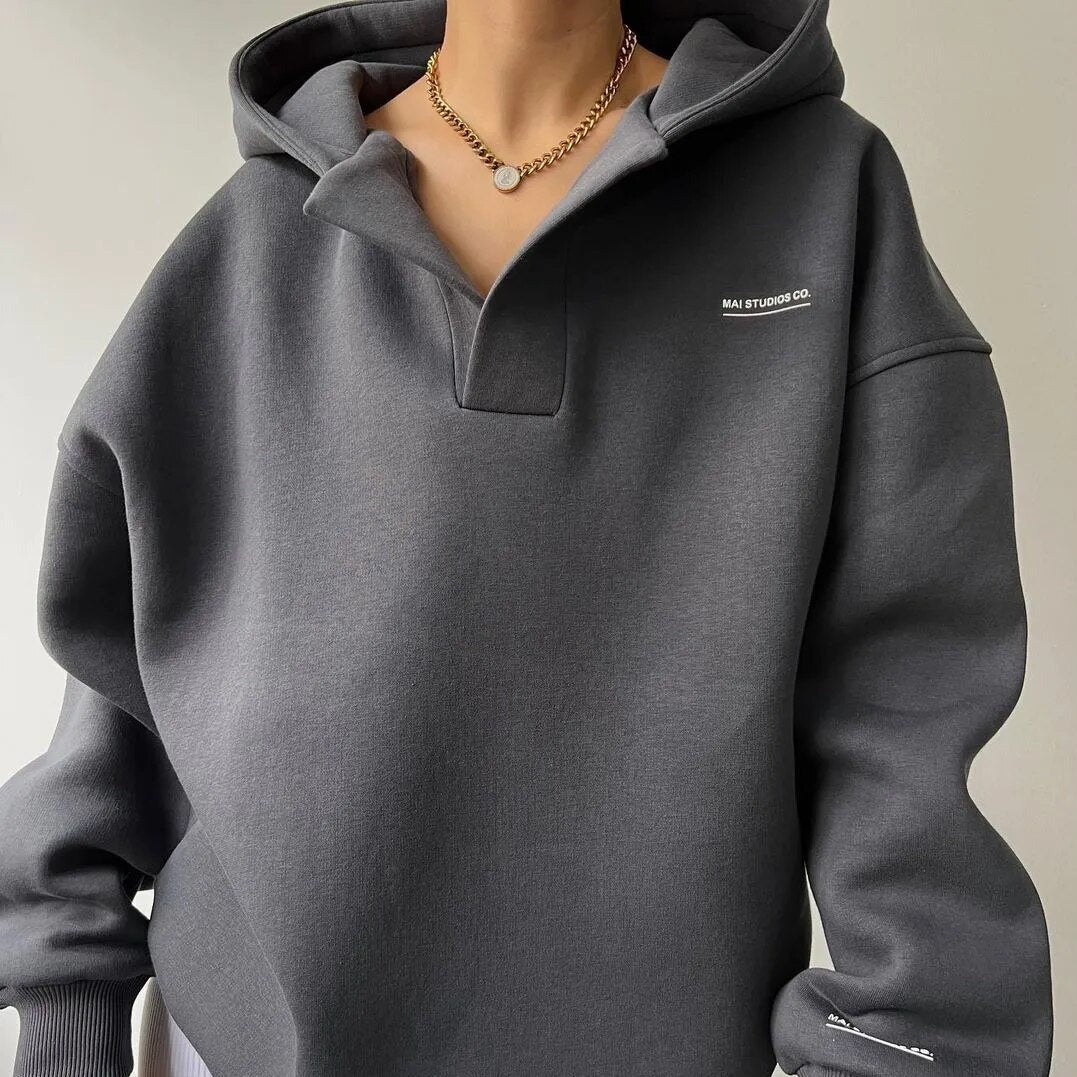 Hoodie Relaxed Fit Fleece voor Dames | Casual en Warm | Ideaal voor de Winter