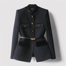 Sophia - Luxe Klassieke Blazer Met Tailleband