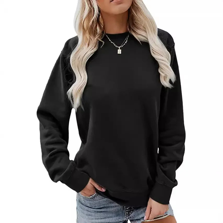 Dames Warme Wintertrui met Ronde Hals | Zacht & Comfortabel