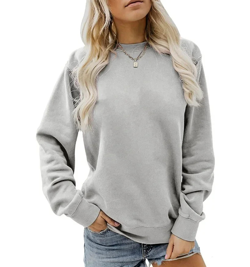 Dames Warme Wintertrui met Ronde Hals | Zacht & Comfortabel