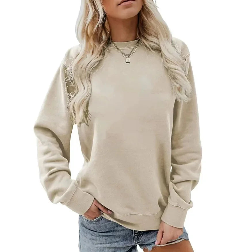 Dames Warme Wintertrui met Ronde Hals | Zacht & Comfortabel