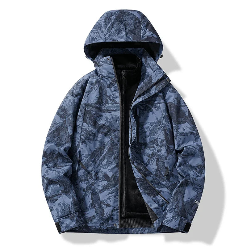 Heren Lichtgewicht Winterjas met Capuchon | Waterdichte Outdoorstijl