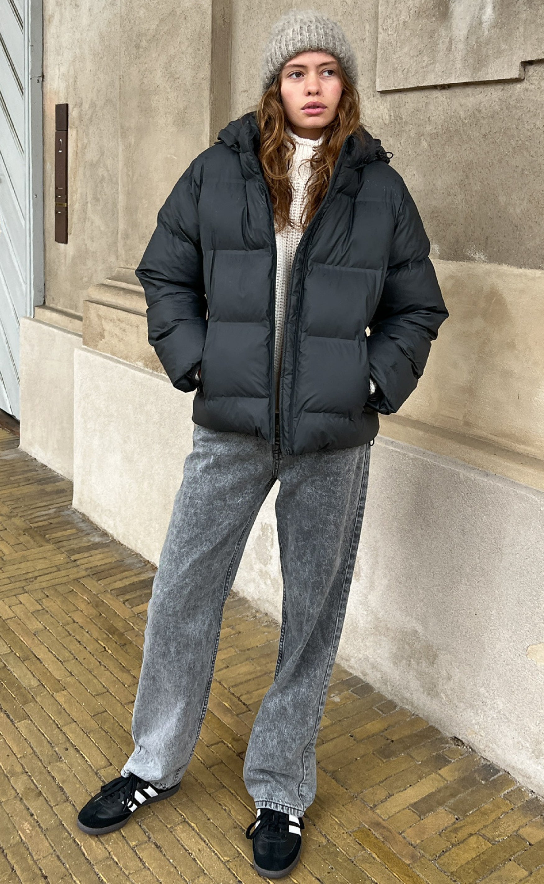 Dames Zwarte Winterparka Warm & Stijlvol | Oversized Pasvorm