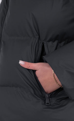 Dames Zwarte Winterparka Warm & Stijlvol | Oversized Pasvorm
