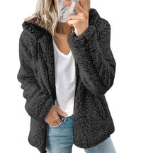 Dames Zachte en Pluizige Jas met Capuchon | Warme en Comfortabele Winterjas