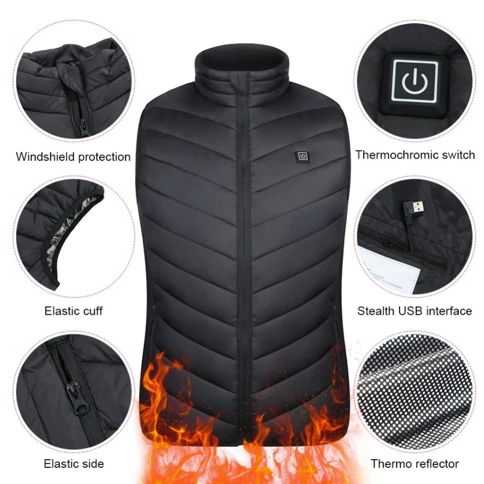 HeatVest - Premium warmte voor koude dagen