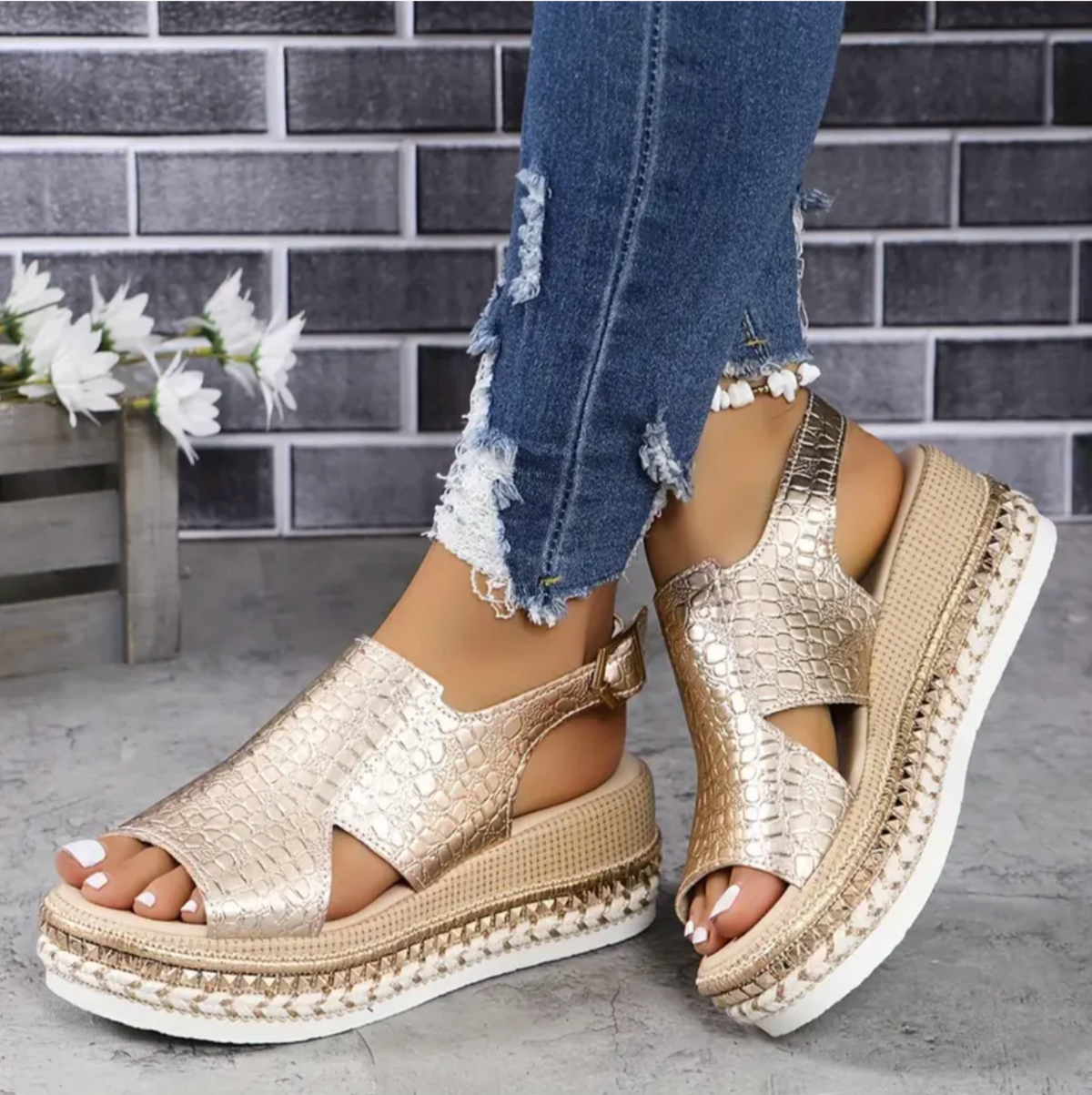 Sandalen Comfort Fit Orthopedisch voor Dames | Zomer en Wandelen | Verstelbare Bandjes voor Extra Steun
