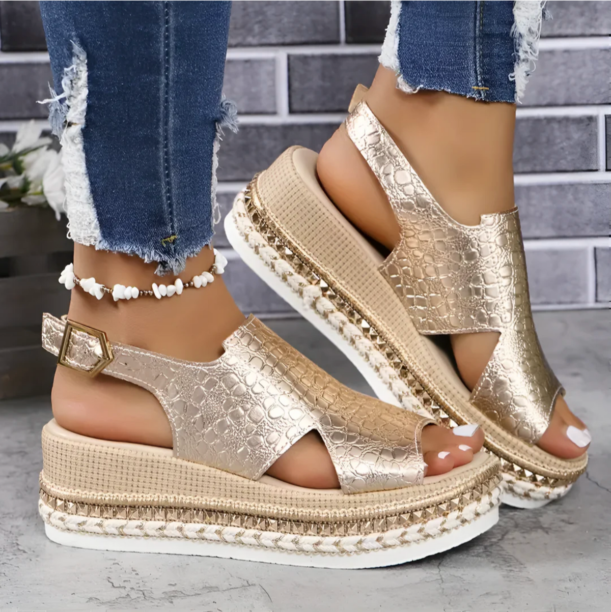 Sandalen Comfort Fit Orthopedisch voor Dames | Zomer en Wandelen | Verstelbare Bandjes voor Extra Steun
