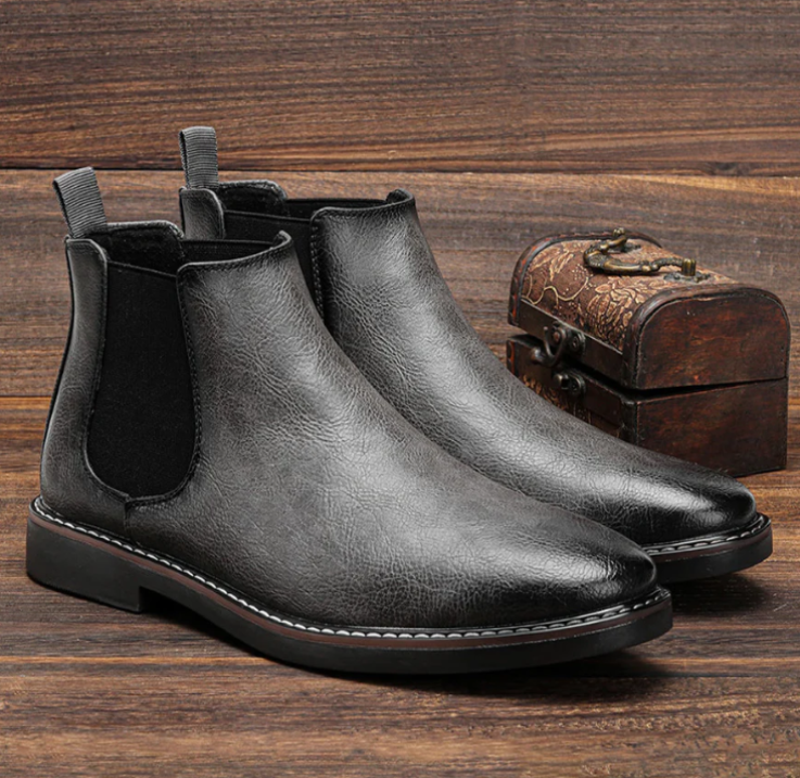 ClassicLeather - Stijlvolle Heren Chelsea Boots van Echt Leer