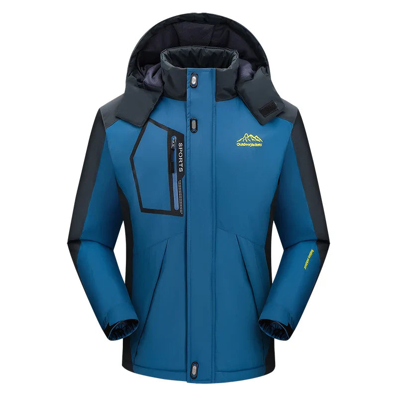 Heren Waterdichte Winter Ski-jas met Capuchon | Winddicht & Lichtgewicht
