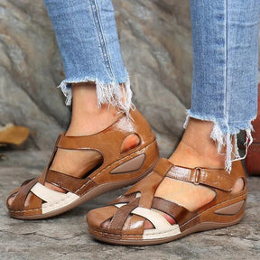 Ruby - Comfortabele Orthopedische Leren Sandalen met Verstelbare Bandjes