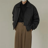 Luca - Stijlvolle Oversized Herenjas met Elastische Manchetten
