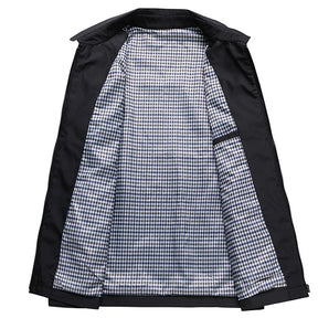 UrbanEase - Stijlvolle Herenjas met Klassieke Pasvorm en Elegante Look