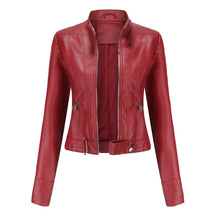 Dames Slim Fit Biker Jas | Met Zakken