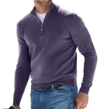 Heren Trui met Halve Rits Nacht | Warm & Comfort