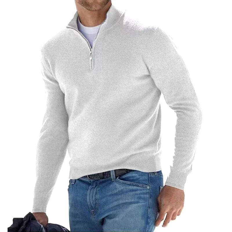 Heren Trui met Halve Rits Nacht | Warm & Comfort