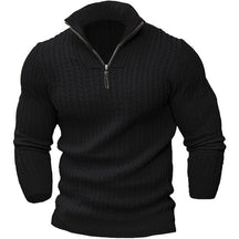 Heren Nachttrui met Halve Rits | Slim Fit