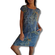 BoldEdge - Midi-jurk met bohemian botanische print