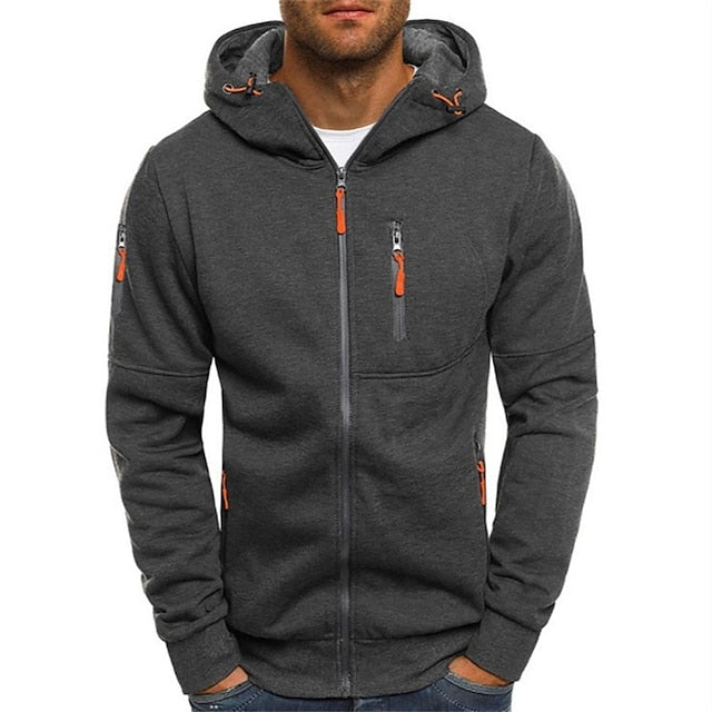 John - Hoogwaardige Heren Zip Hoodie