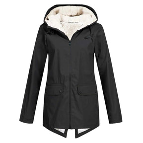 Dames Warme Parka met Capuchon en Rits | Lange & Gezellige Jas
