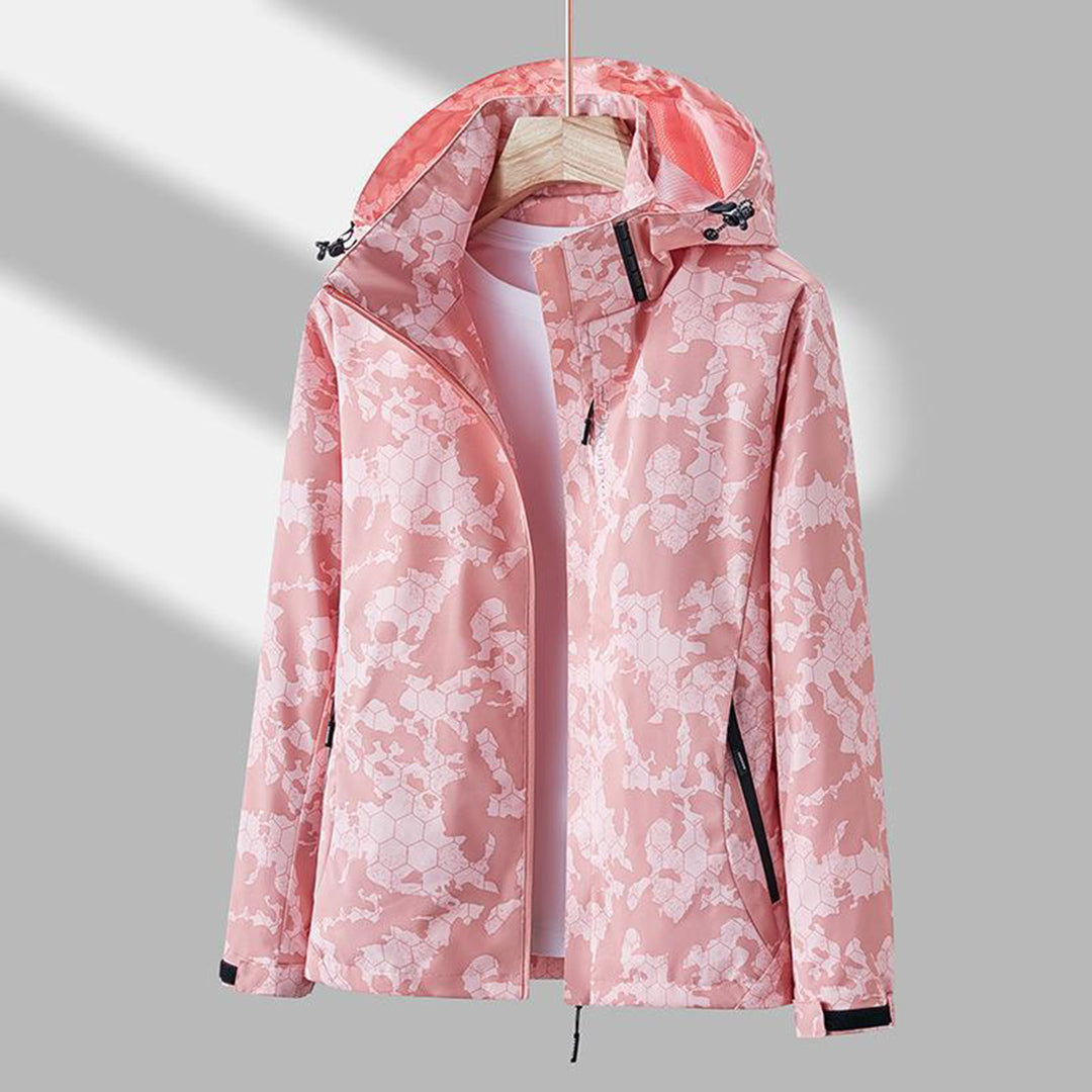 Dames Lichtgewicht Winddichte Regenjas met Capuchon | Outdoor Jas