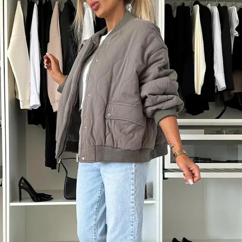 Dames Trendy Bomberjas | Casual Herfstjas