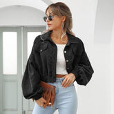 Dames Trendy Cropped Jas | Stijlvolle Korte Jas