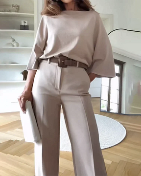 Dames Chique Twee-Delige Outfit | Stijlvolle Set
