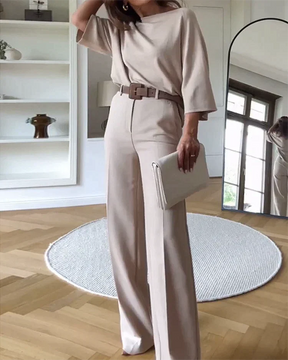 Dames Chique Twee-Delige Outfit | Stijlvolle Set