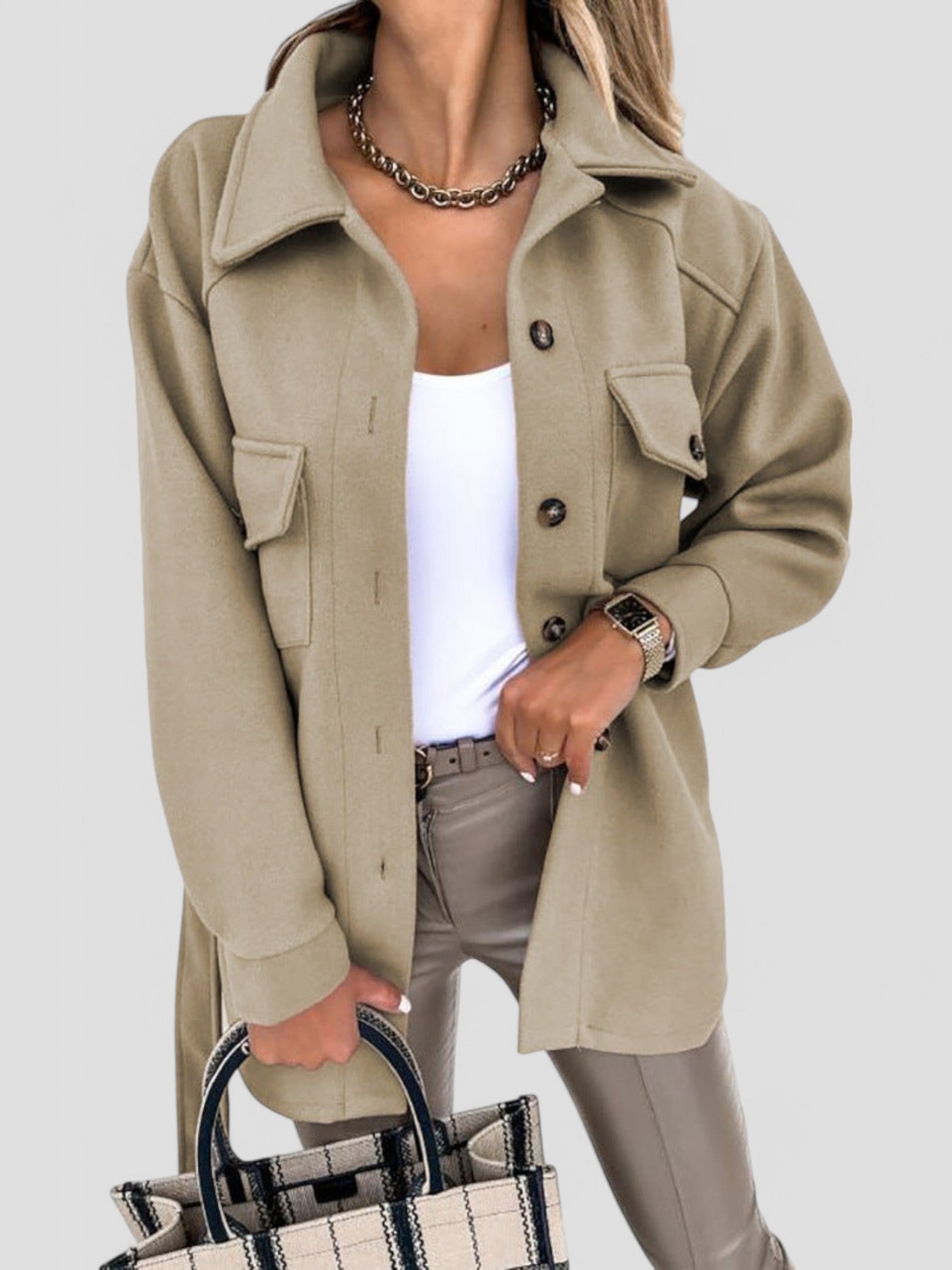 Dames Chique Herfstjas | Lichtgewicht Casual Jas