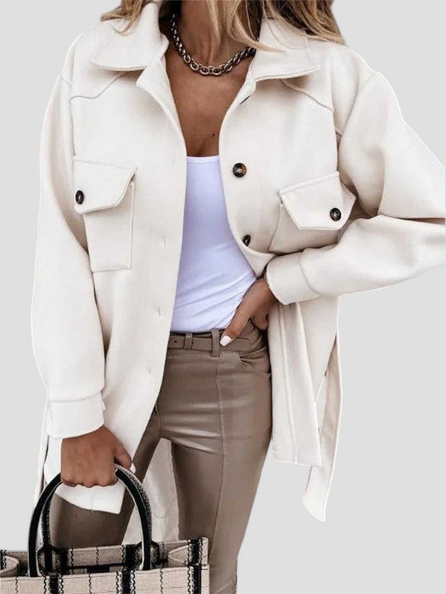 Dames Chique Herfstjas | Lichtgewicht Casual Jas