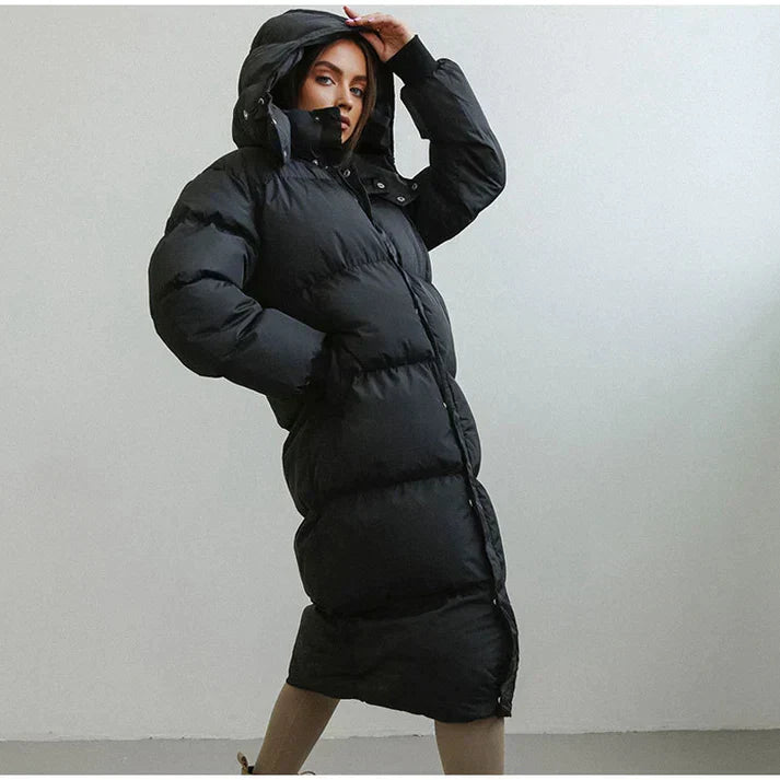 Dames Winter Puffer Jas | Extra Warme Lange Jas