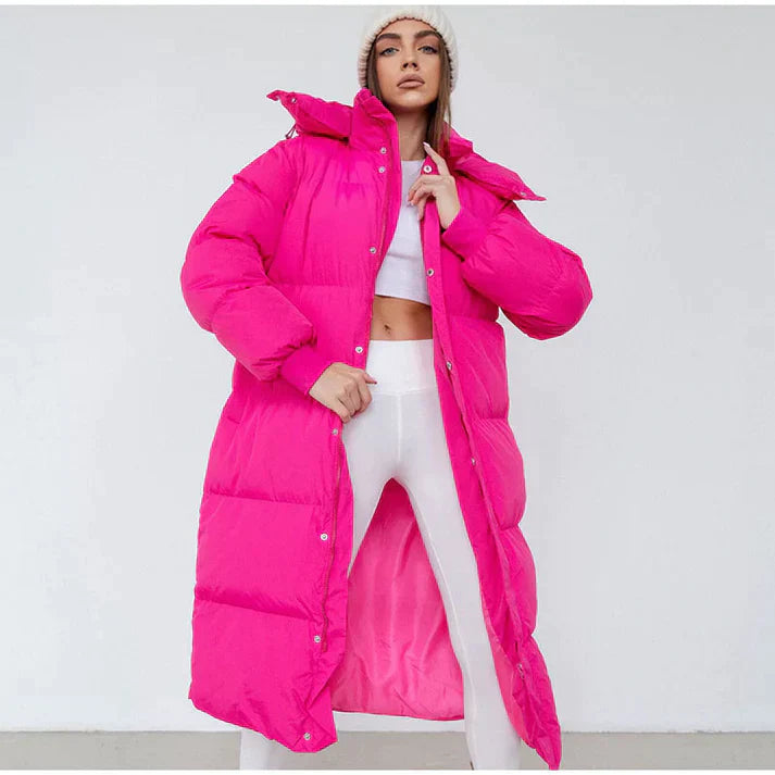 Dames Winter Puffer Jas | Extra Warme Lange Jas