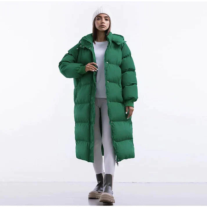 Dames Winter Puffer Jas | Extra Warme Lange Jas