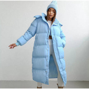 Dames Winter Puffer Jas | Extra Warme Lange Jas