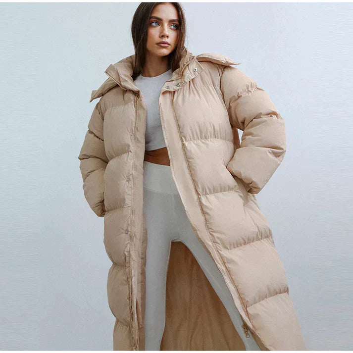 Dames Winter Puffer Jas | Extra Warme Lange Jas