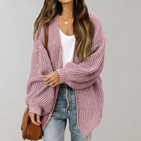 Dames Oversized Open Vest | Casual Laagjeslook