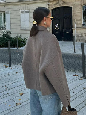 Dames Oversized Cardigan Jas met Knopen | Casual Chic Laagje
