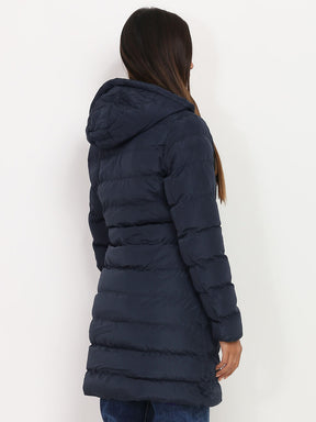 Dames Gewatteerde Winterjas met Capuchon | Warme Stijlvolle Buitenjas