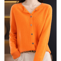 Dames V-Hals Gebreid Vest | Klassieke Knooptrui