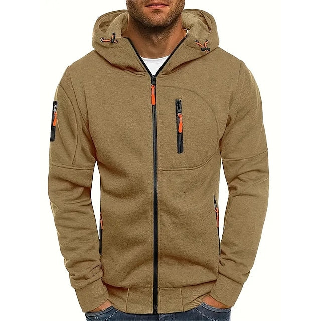 John - Hoogwaardige Heren Zip Hoodie