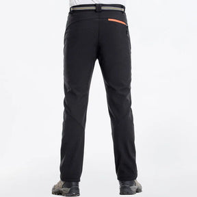 Heren Waterdichte Outdoor Broek | Gevoerde Tweekleurige Wandelbroek met Ritszakken
