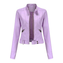 Dames Slim Fit Biker Jas | Met Zakken