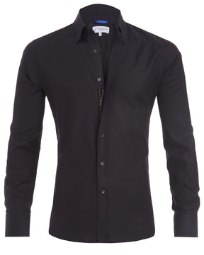 Arjan - Heren Casual Rits Shirt