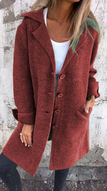 Dames Lange Winterjas Warm Klassiek | Relaxte Pasvorm