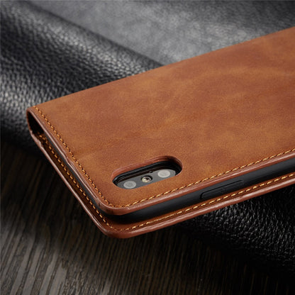 LeatherFold - Luxe Wallet Case voor Smartphones