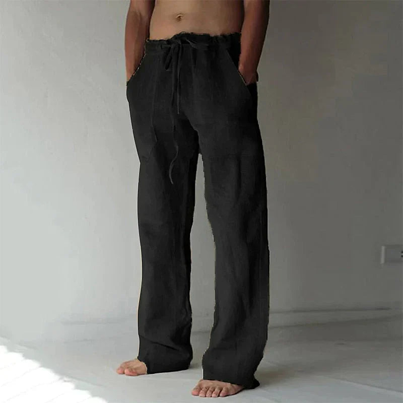 Heren Relaxte Wijde Broek |Trekkoord Comfort