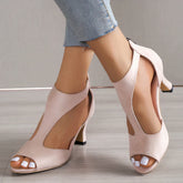Emmy - Elegante Sandalen Met Hak, Open En Comfortabel
