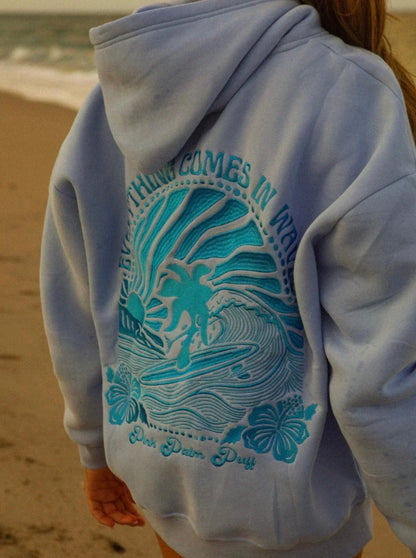 SummerVibes - Zachte Hoodie met Trendy Print voor Dames